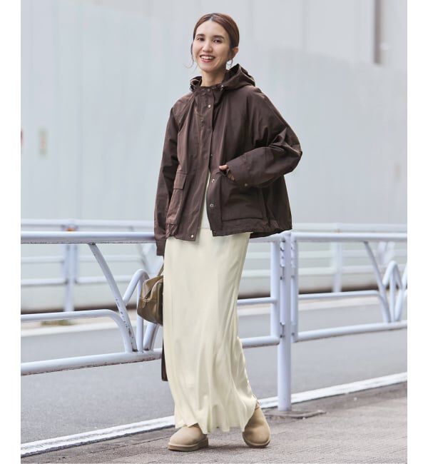 FRAMeWORK「≪洗濯機洗い可≫撥水メモリーウェザーHOODIEブルゾン」|その他|