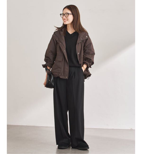 FRAMeWORK「≪洗濯機洗い可≫撥水メモリーウェザーHOODIEブルゾン」|その他|