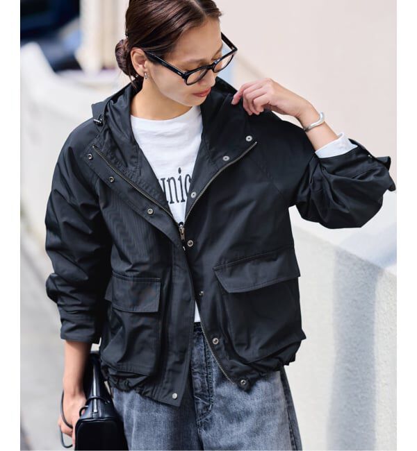 FRAMeWORK「≪洗濯機洗い可≫撥水メモリーウェザーHOODIEブルゾン」|その他|