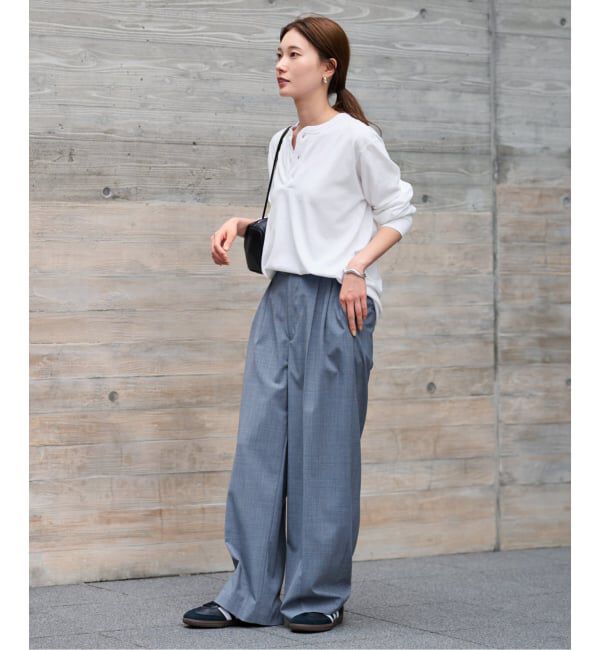 FRAMeWORK「Healthknit/ヘルスニット ヘンリーロングスリーブ」|Tシャツ・カットソー|