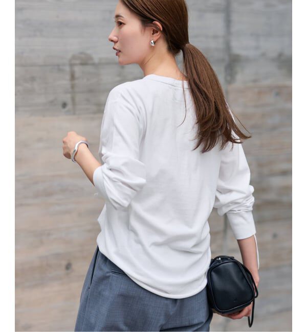 FRAMeWORK「Healthknit/ヘルスニット ヘンリーロングスリーブ」|Tシャツ・カットソー|