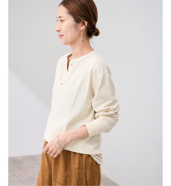 FRAMeWORK「Healthknit/ヘルスニット ヘンリーロングスリーブ」|Tシャツ・カットソー|