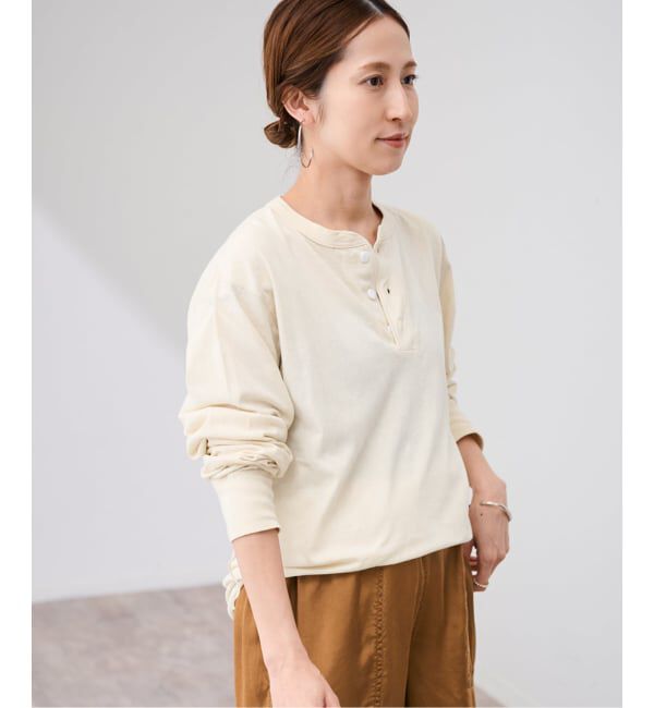 FRAMeWORK「Healthknit/ヘルスニット ヘンリーロングスリーブ」|Tシャツ・カットソー|