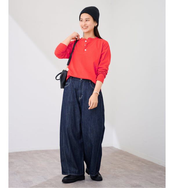 FRAMeWORK「Healthknit/ヘルスニット ヘンリーロングスリーブ」|Tシャツ・カットソー|