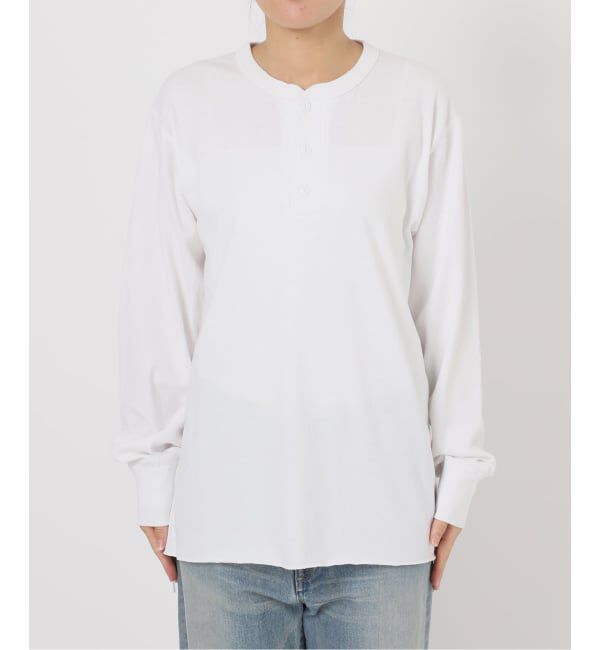 FRAMeWORK「Healthknit/ヘルスニット ヘンリーロングスリーブ」|Tシャツ・カットソー|