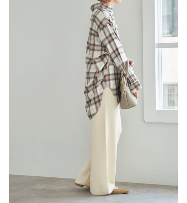 Spick and Span「片畦ニットパンツ」|その他|