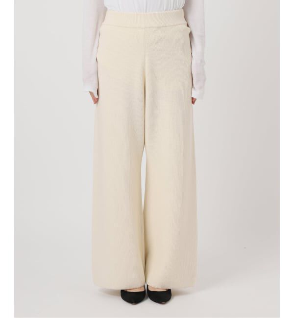 Spick and Span「片畦ニットパンツ」|その他|