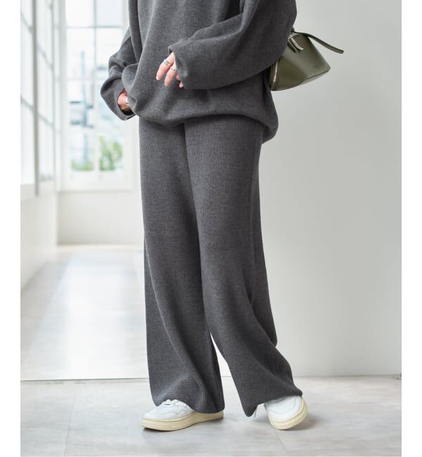 Spick and Span「片畦ニットパンツ」|その他|