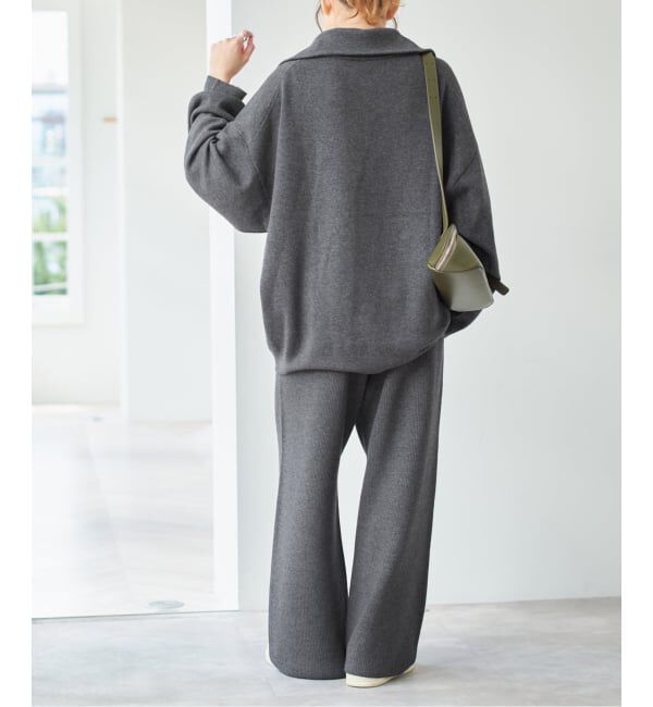 Spick and Span「片畦ニットパンツ」|その他|