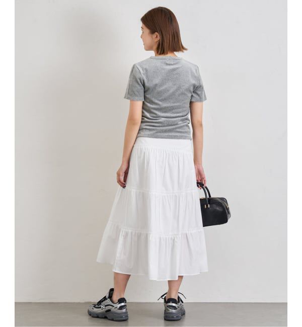 U by SPICK&SPAN「《追加》コットンベロアTEE」|Tシャツ・カットソー|