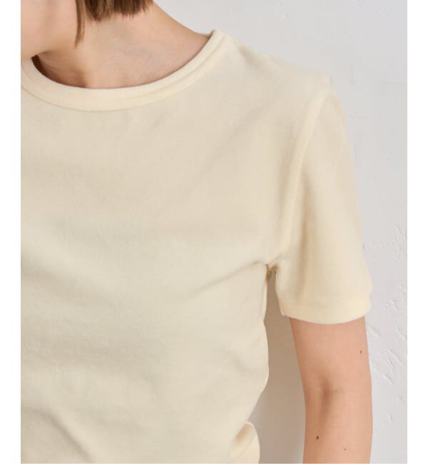 U by SPICK&SPAN「《追加》コットンベロアTEE」|Tシャツ・カットソー|