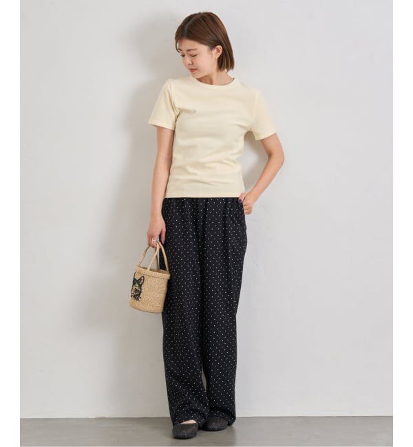 U by SPICK&SPAN「《追加》コットンベロアTEE」|Tシャツ・カットソー|