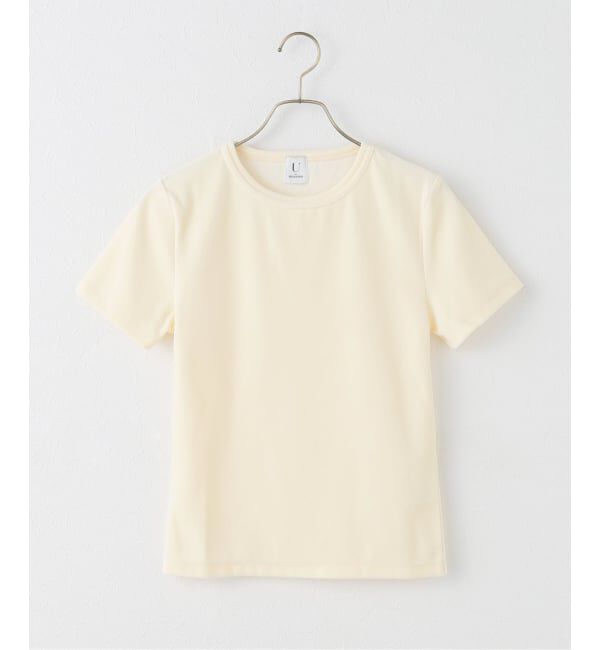 U by SPICK&SPAN「《追加》コットンベロアTEE」|Tシャツ・カットソー|