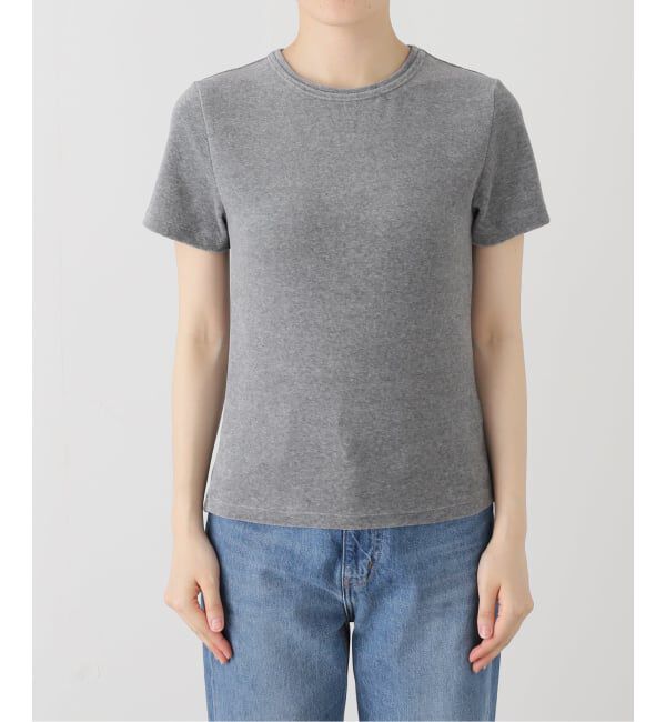 U by SPICK&SPAN「《追加》コットンベロアTEE」|Tシャツ・カットソー|