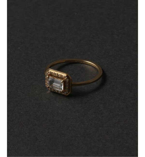 Lilas by Spick&Span「アップグレードホワイトトパーズリング K18」|リング|