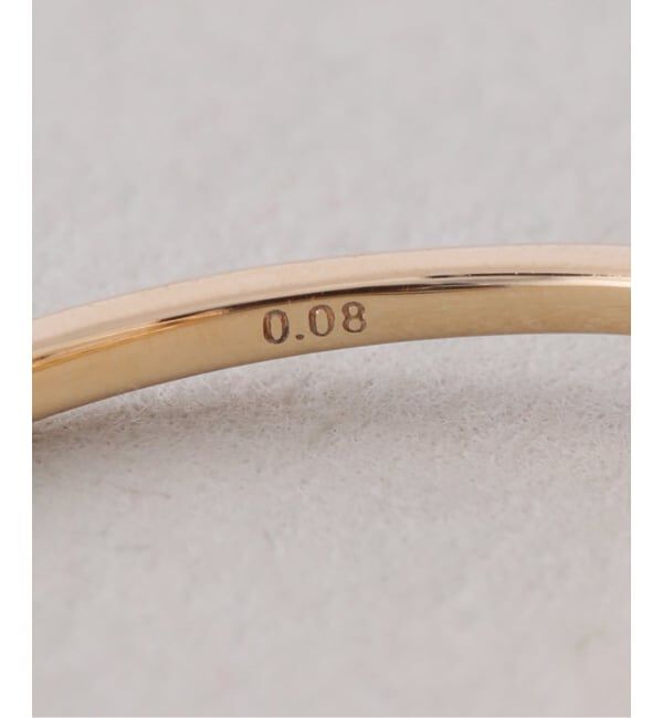 Lilas by Spick&Span「アップグレードホワイトトパーズリング K18」|リング|