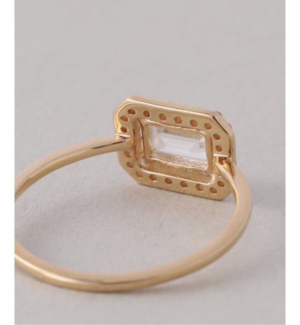 Lilas by Spick&Span「アップグレードホワイトトパーズリング K18」|リング|