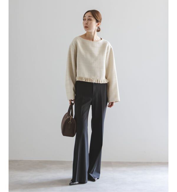 NOBLE「《追加》ツイードショートトップス」|シャツ・ブラウス|