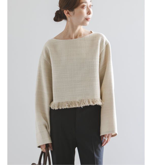 NOBLE「《追加》ツイードショートトップス」|シャツ・ブラウス|