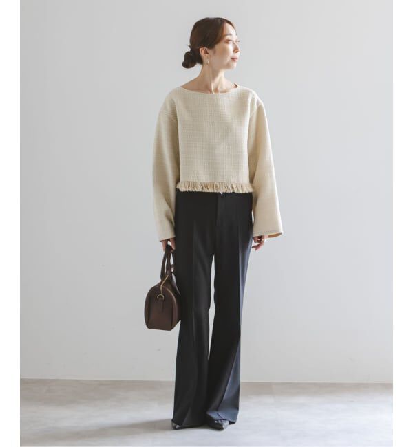 NOBLE「《追加》ツイードショートトップス」|シャツ・ブラウス|