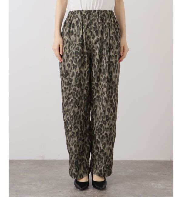 Spick and Span「レオパードプリントイージーパンツ」|その他|