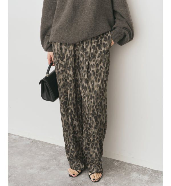 Spick and Span「レオパードプリントイージーパンツ」|その他|