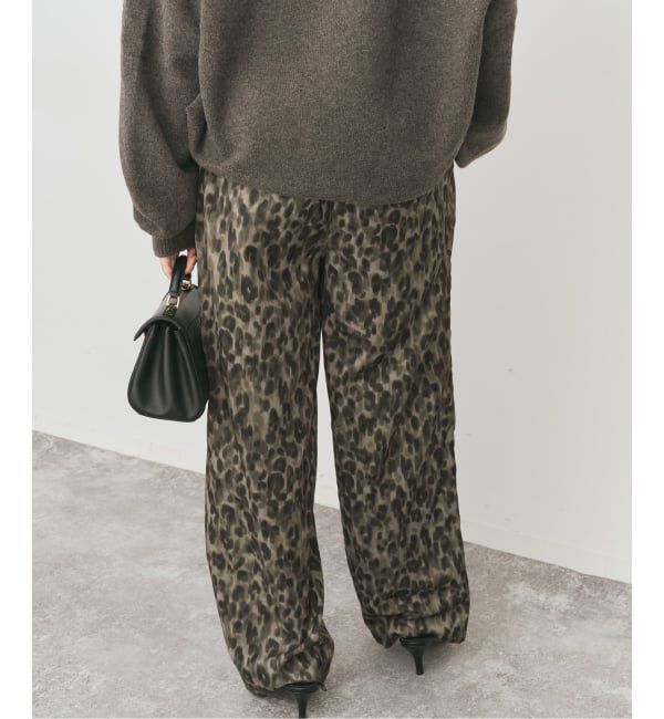 Spick and Span「レオパードプリントイージーパンツ」|その他|