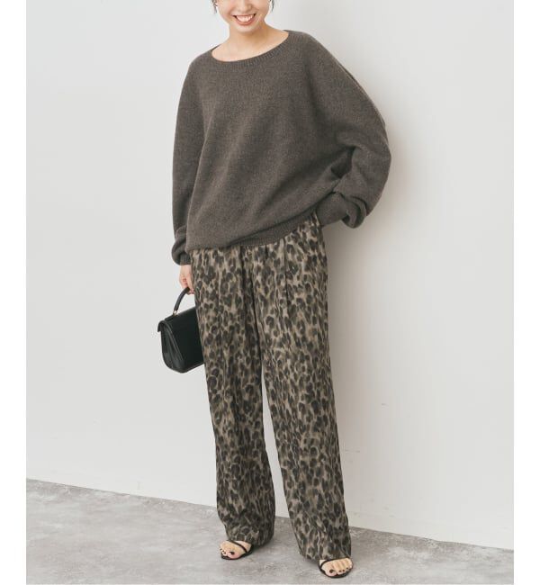 Spick and Span「レオパードプリントイージーパンツ」|その他|