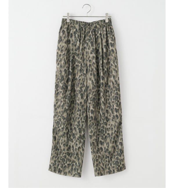 Spick and Span「レオパードプリントイージーパンツ」|その他|