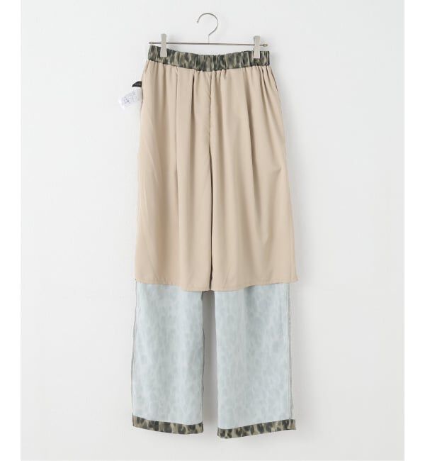 Spick and Span「レオパードプリントイージーパンツ」|その他|