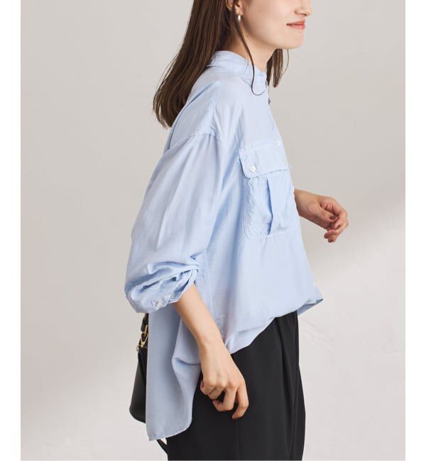 FRAMeWORK「SILKコンピースダイWORK-シャツ」|シャツ・ブラウス|