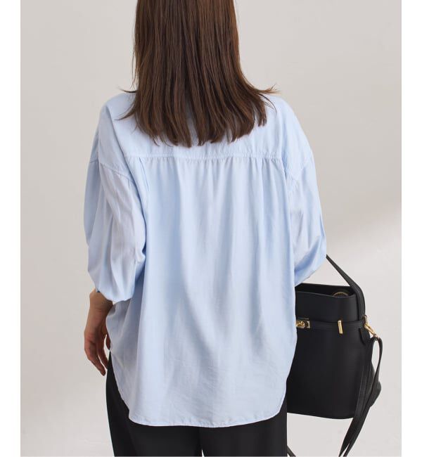 FRAMeWORK「SILKコンピースダイWORK-シャツ」|シャツ・ブラウス|