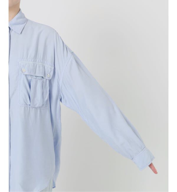 FRAMeWORK「SILKコンピースダイWORK-シャツ」|シャツ・ブラウス|