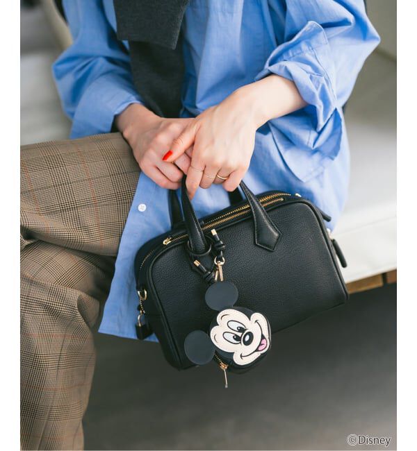 Spick and Span「《WEB限定追加3》WIFFLE / ウィッフル 別注ミッキーキーホルダーポーチ」|キーケース|