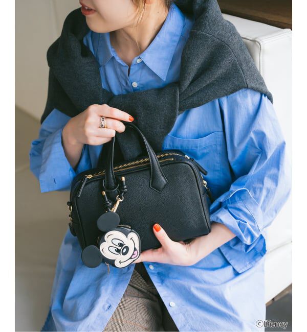 Spick and Span「《WEB限定追加3》WIFFLE / ウィッフル 別注ミッキーキーホルダーポーチ」|キーケース|