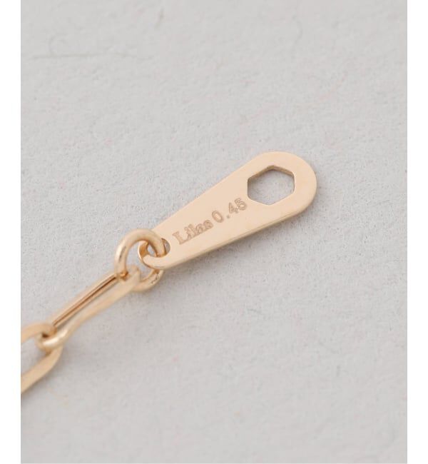 Lilas by Spick&Span「ホールダイヤ5pクリップチェーンネックレス K18」|ネックレス|