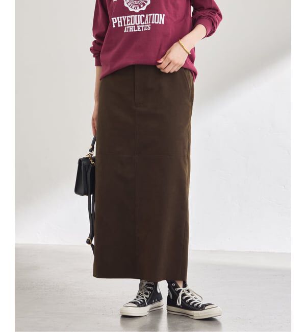 FRAMeWORK「フェイクスエードタイトスカート」|スカート|