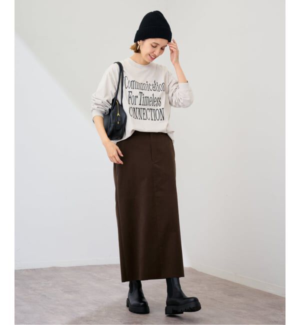 FRAMeWORK「フェイクスエードタイトスカート」|スカート|