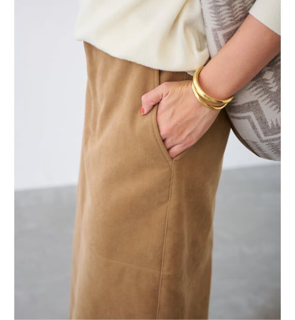 FRAMeWORK「フェイクスエードタイトスカート」|スカート|