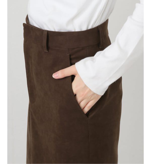 FRAMeWORK「フェイクスエードタイトスカート」|スカート|