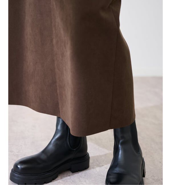 FRAMeWORK「フェイクスエードタイトスカート」|スカート|