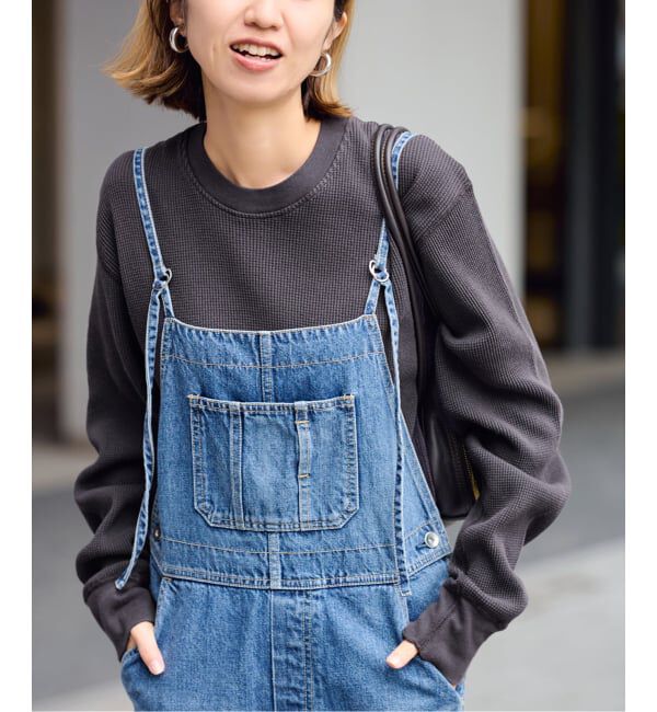 FRAMeWORK「SOFT GOODS サーマルクルーネックTEE」|Tシャツ・カットソー|パープル A