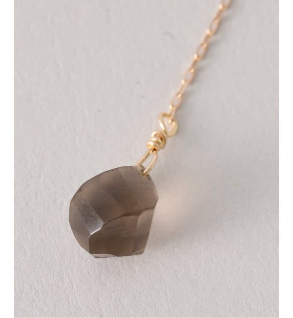 Lilas by Spick&Span「ツイストカットスモーキークォーツチェーンチャーム K10」|その他|