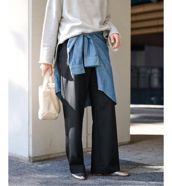 FRAMeWORK「≪予約≫ドビーオックスストレートパンツ」|スラックス|