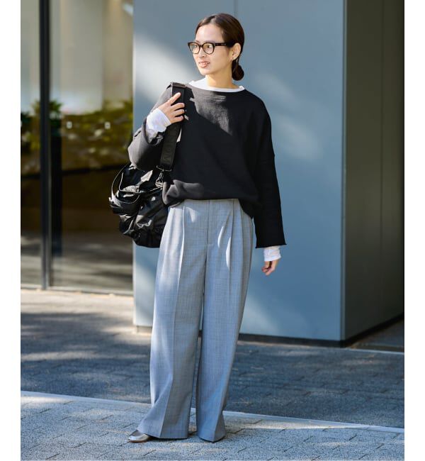 FRAMeWORK「≪予約≫リヨセルコットンボートネックSWEAT」|スウェット・ジャージ|