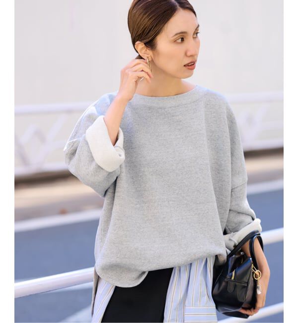 FRAMeWORK「≪予約≫リヨセルコットンボートネックSWEAT」|スウェット・ジャージ|