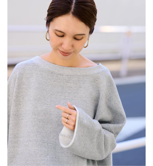 FRAMeWORK「≪予約≫リヨセルコットンボートネックSWEAT」|スウェット・ジャージ|