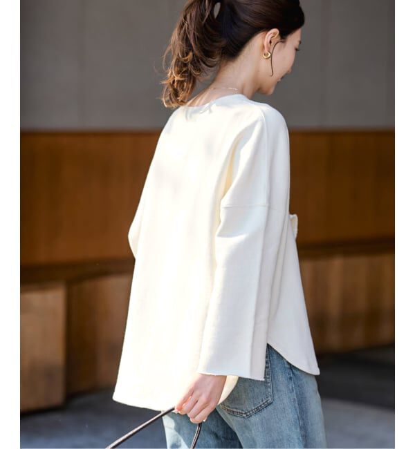 FRAMeWORK「≪予約≫リヨセルコットンボートネックSWEAT」|スウェット・ジャージ|