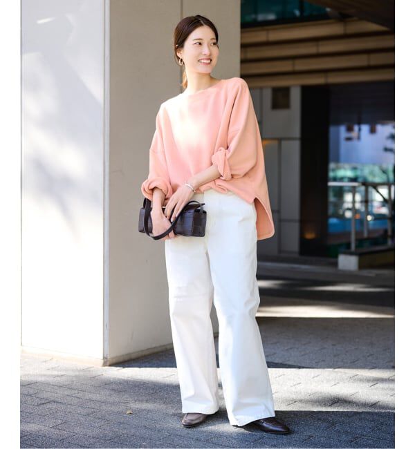 FRAMeWORK「≪予約≫リヨセルコットンボートネックSWEAT」|スウェット・ジャージ|