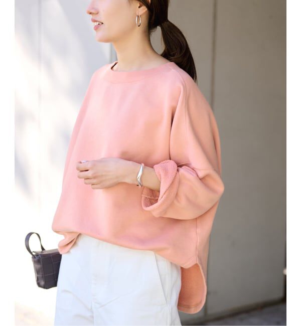 FRAMeWORK「≪予約≫リヨセルコットンボートネックSWEAT」|スウェット・ジャージ|